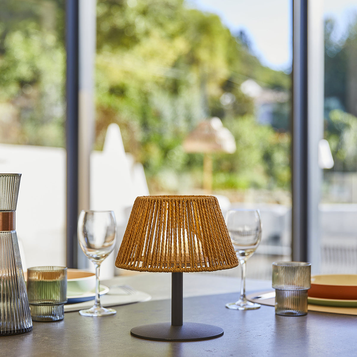 PATIOLIGHT – Indoor Outdoor LED Table Lamp for Warm Relaxing Ambience
