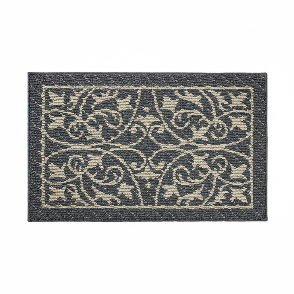 FLOORGUARD - Low profile non-slip indoor entryway mat for clean and safe floors