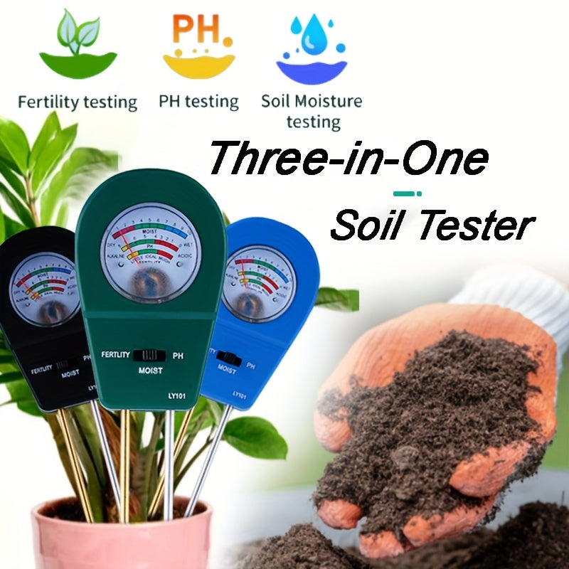 SOILTRIO – Three Way Garden Soil Tester