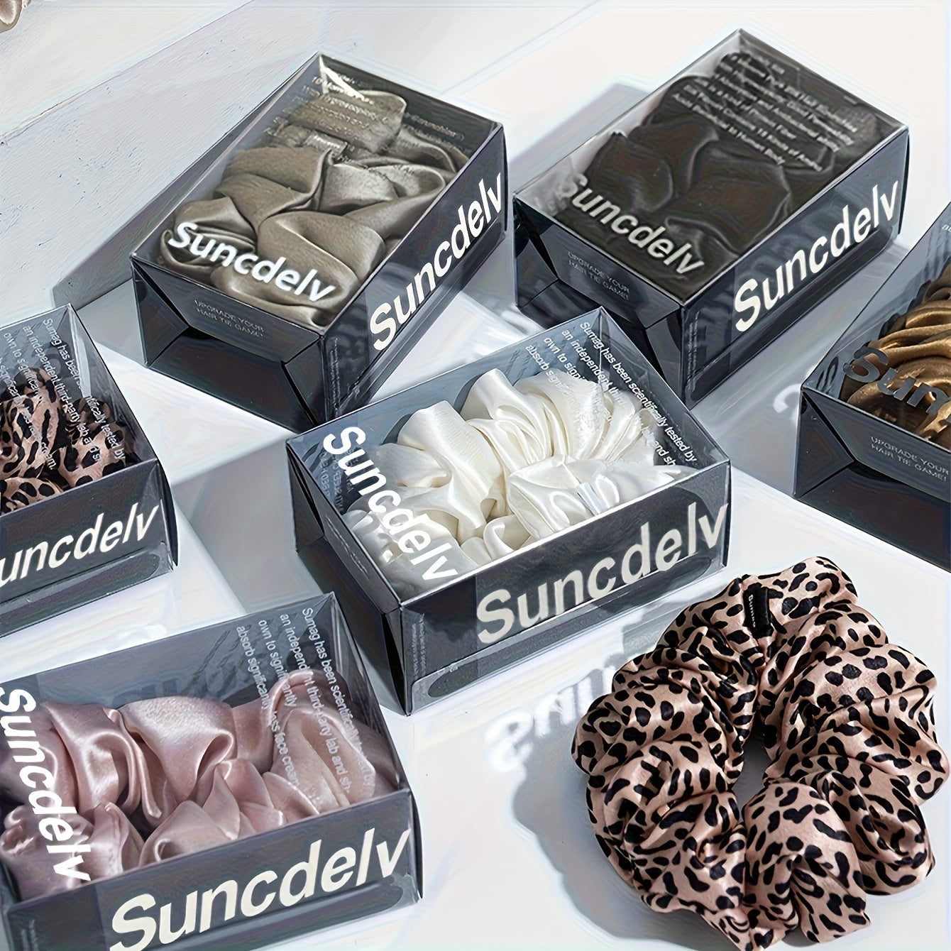 HAIRNOVA – 2-Pack Minimalist Hair Scrunchies