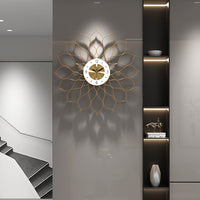 PRESTIGELIVA – Elegant Gold Wall Clock for Modern Interiors