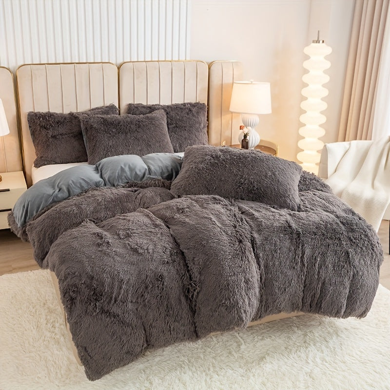 HUECOMFY – Multicolor Cozy Bedroom Duvet Cover Set