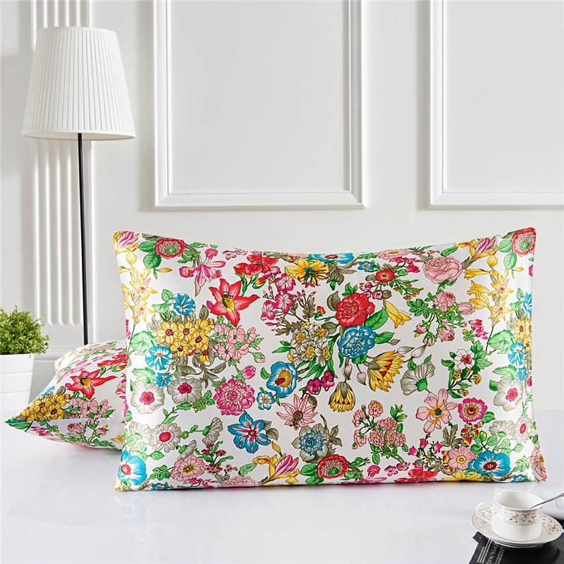 SILKORA – Patterned Zipper Pillowcase for Smooth Sleep
