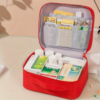 AIDMASTER - XL first aid organizer bag for structured medical storage at home or travel