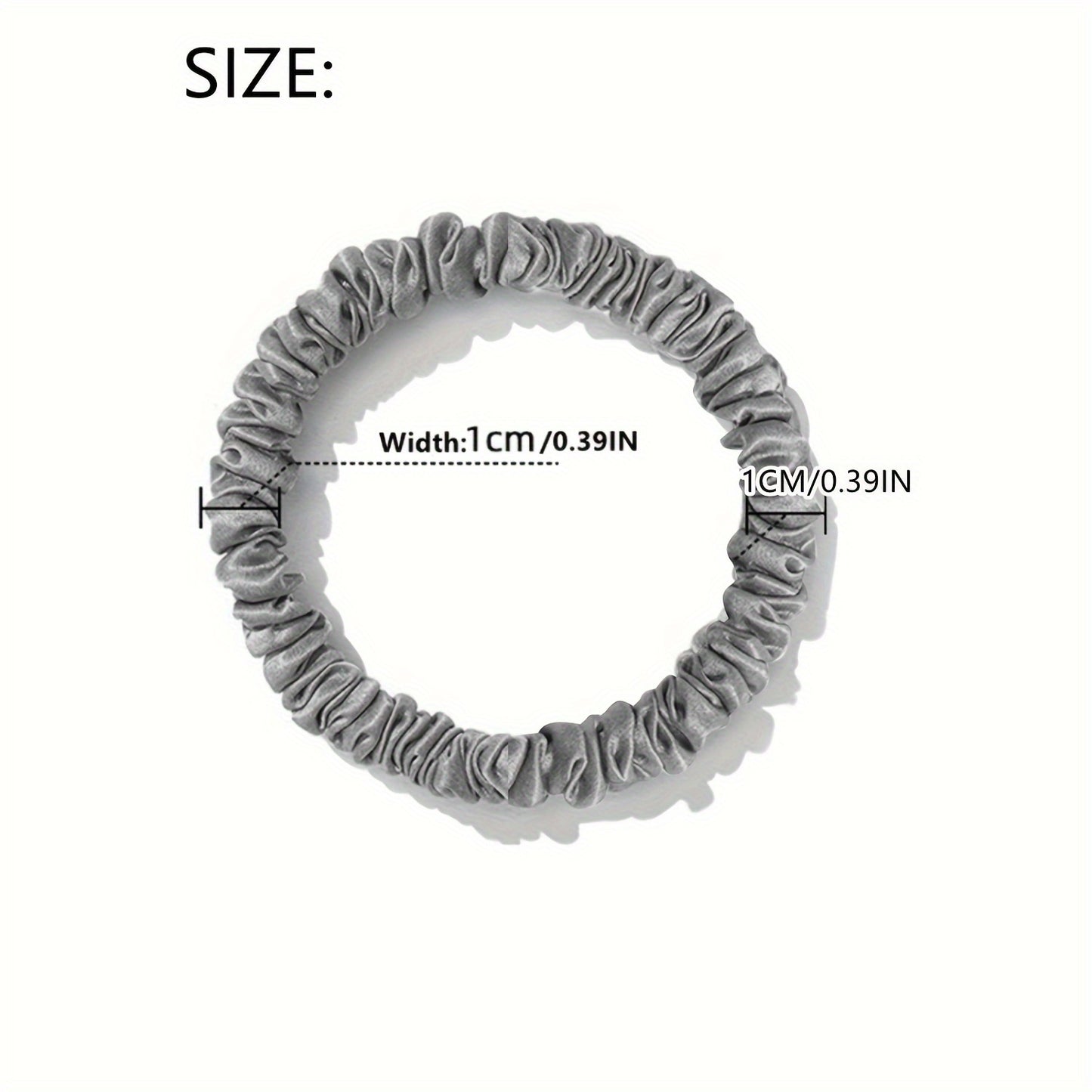 HAIRNOVA – 6-Pack Minimalist Hair Ties for Everyday Styling