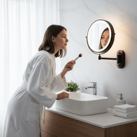 BRIGHTLOOK – Magnifying Mirror – Rechargeable LED makeup mirror