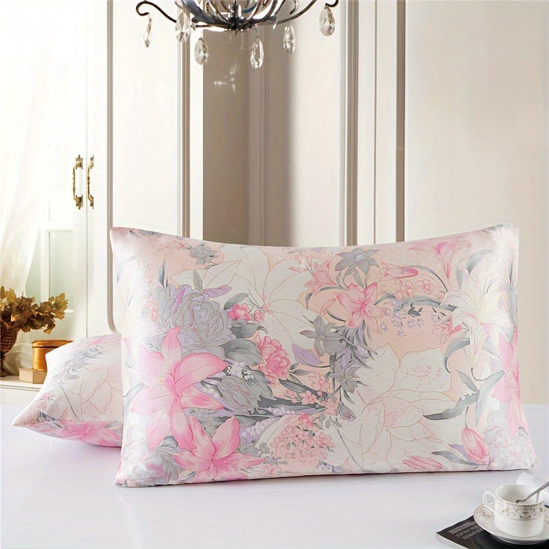 SILKORA – Patterned Zipper Pillowcase for Smooth Sleep