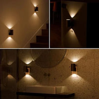 AUTOGLOAM – Candeeiro de parede com ficha e sensor automático para uma suave iluminação noturna
