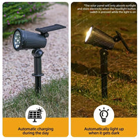 LUMITREE – RGB Solar Spotlight Set for Trees and Backyard Decor