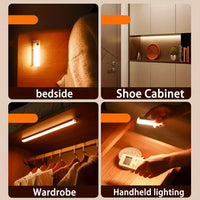 MOTIONLUX - Smart motion sensor LED night light with USB rechargeable battery and adjustable brightness