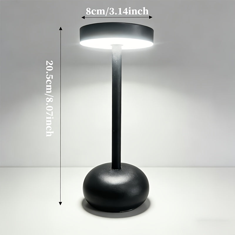 LUNATOUCH – Minimalist Touch Control Lamp for Modern Desk Spaces