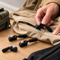 MENDZIP – Kit universel de têtes de fermeture éclair pour des réparations pratiques à faire soi-même