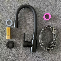 FLOWNERO - Black 360° Swivel Sink Faucet