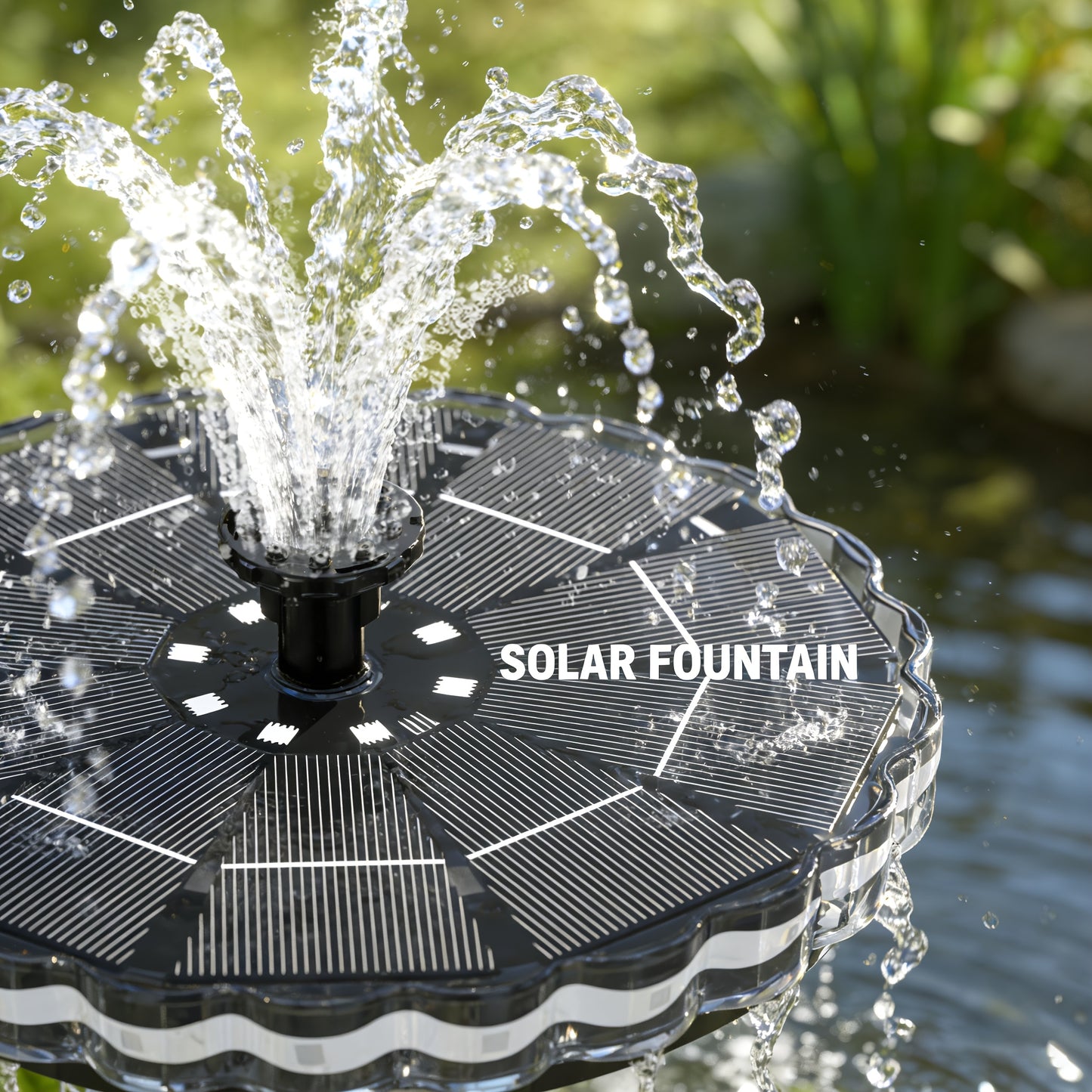 AQUALUME – Colorful Solar Fountain Pump