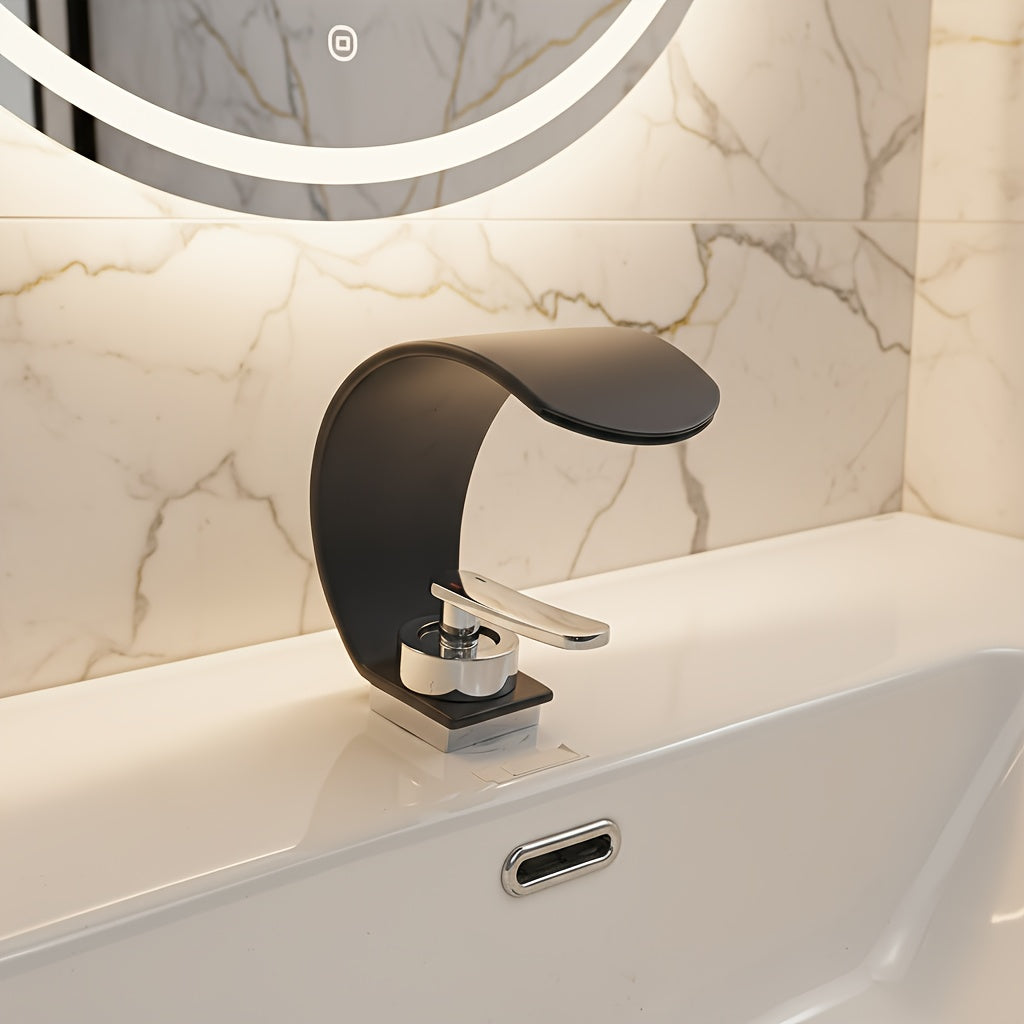 ARCFLOW - Mirror Waterfall Basin Faucet