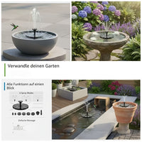 AQUAFLOW – Solar Garden Fountain Pump