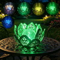 LOTUSGLOW – Solar Lotus Table Lamp
