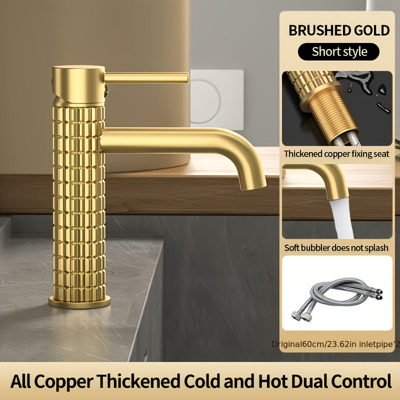 BRAVION - Brass Hot & Cold Basin Faucet