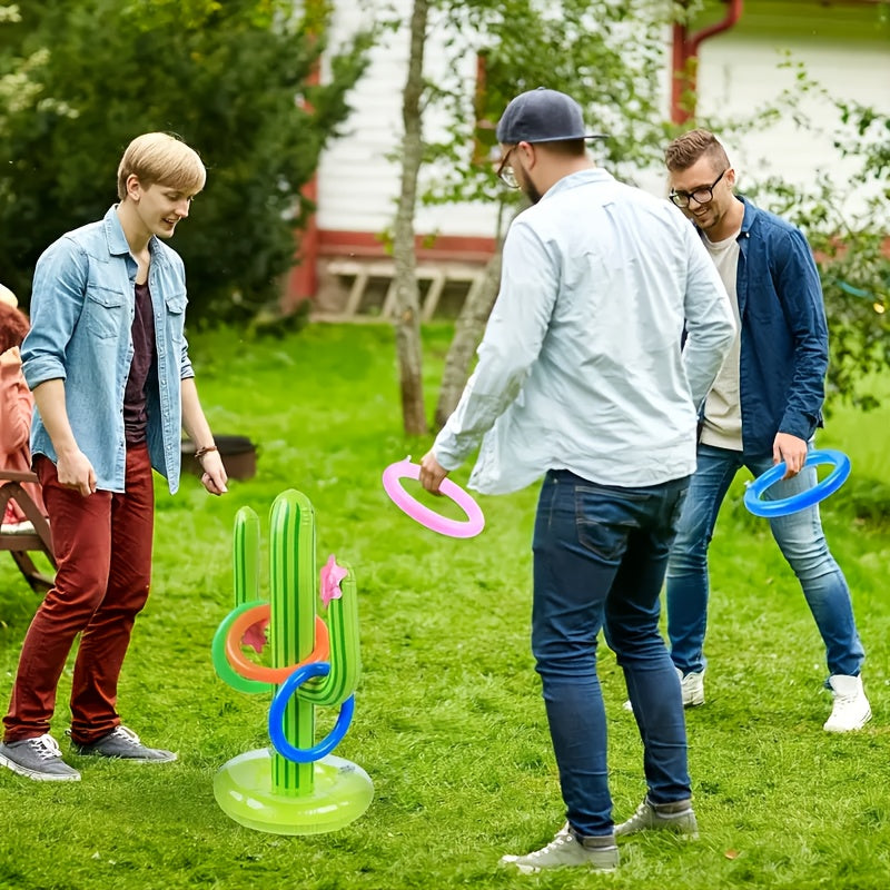 CACTUSSPLASH – Inflatable Ring Toss Game for Pool Party Fun