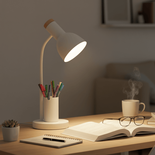 PENLORA - LED Desk Lamp with Pen Holder