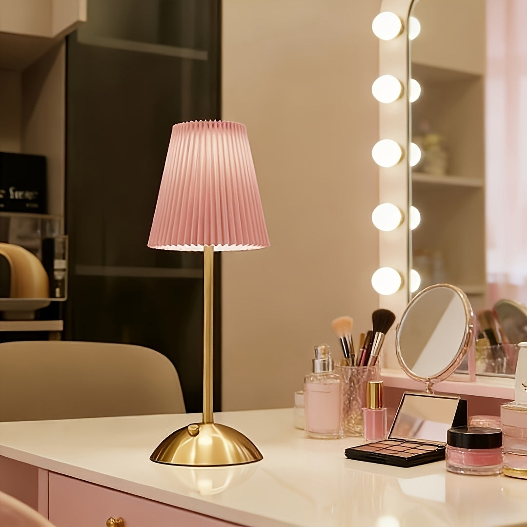 LUNAPLEAT – Wireless Bedside Lamp with Three Color Dimming