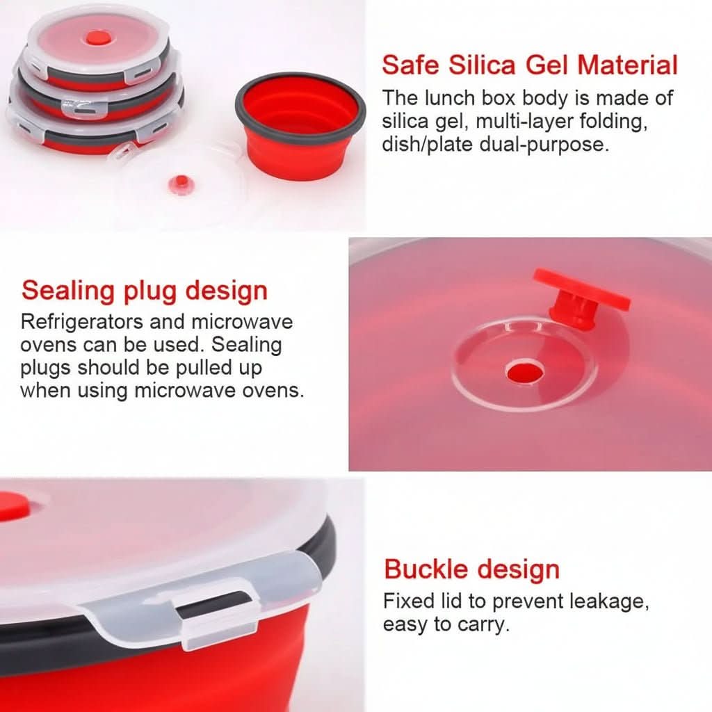 MEALCOLLA – Collapsible Bento Lunch Bag for Easy Everyday Packing