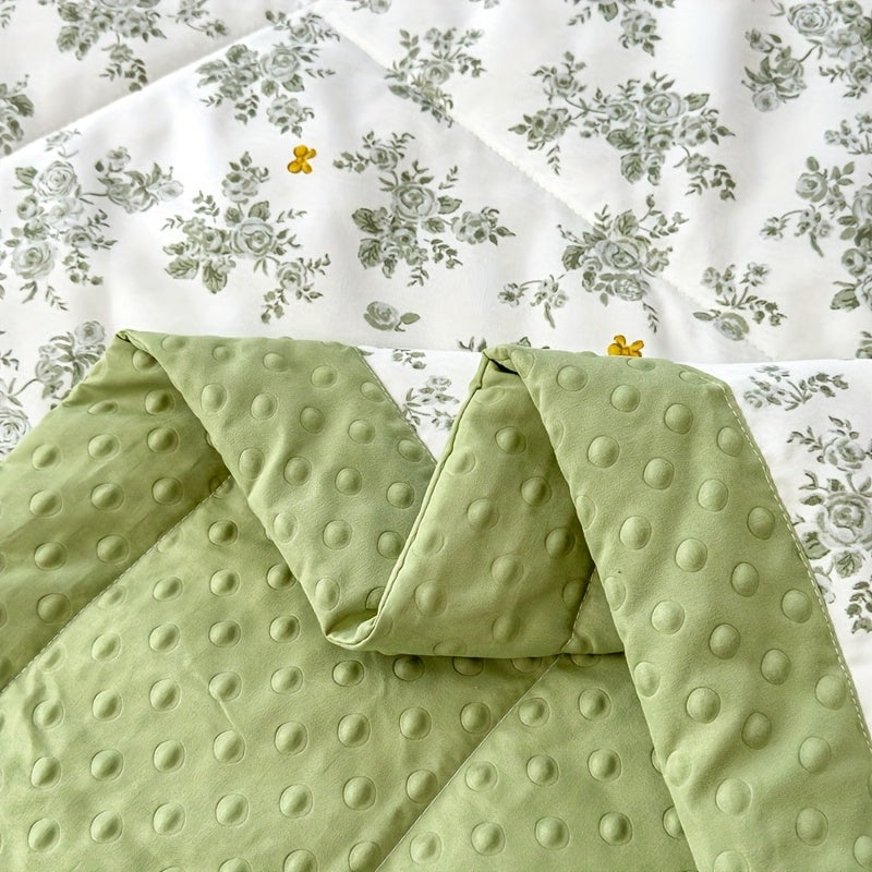 FLORALIVA – Lightweight Floral Summer Quilt for Cozy Sleep Comfort