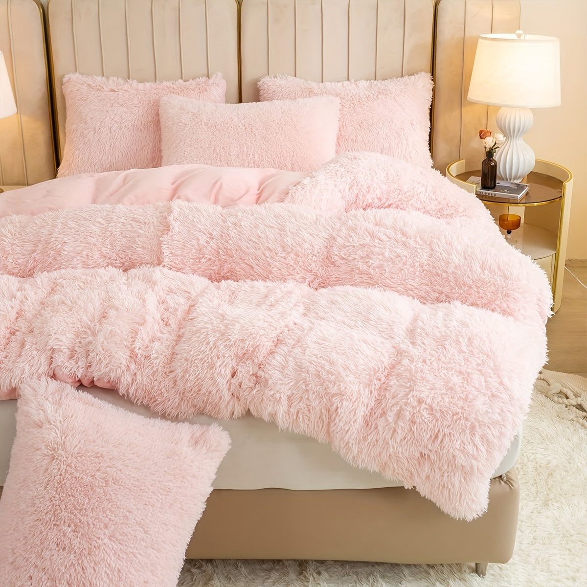 HUECOMFY – Multicolor Cozy Bedroom Duvet Cover Set