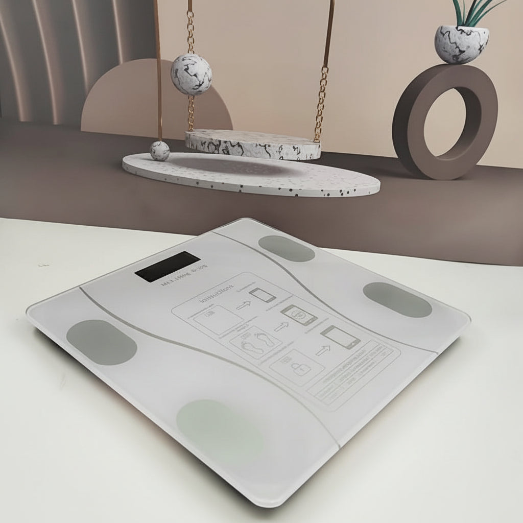 FITTRACK - Smart body weight scale with LCD display for daily health monitoring