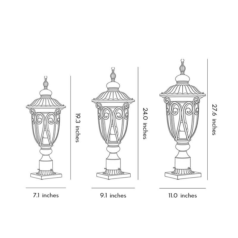 GARDENORA – Lampe sur pied pour jardin, pour une lueur du soir intemporelle