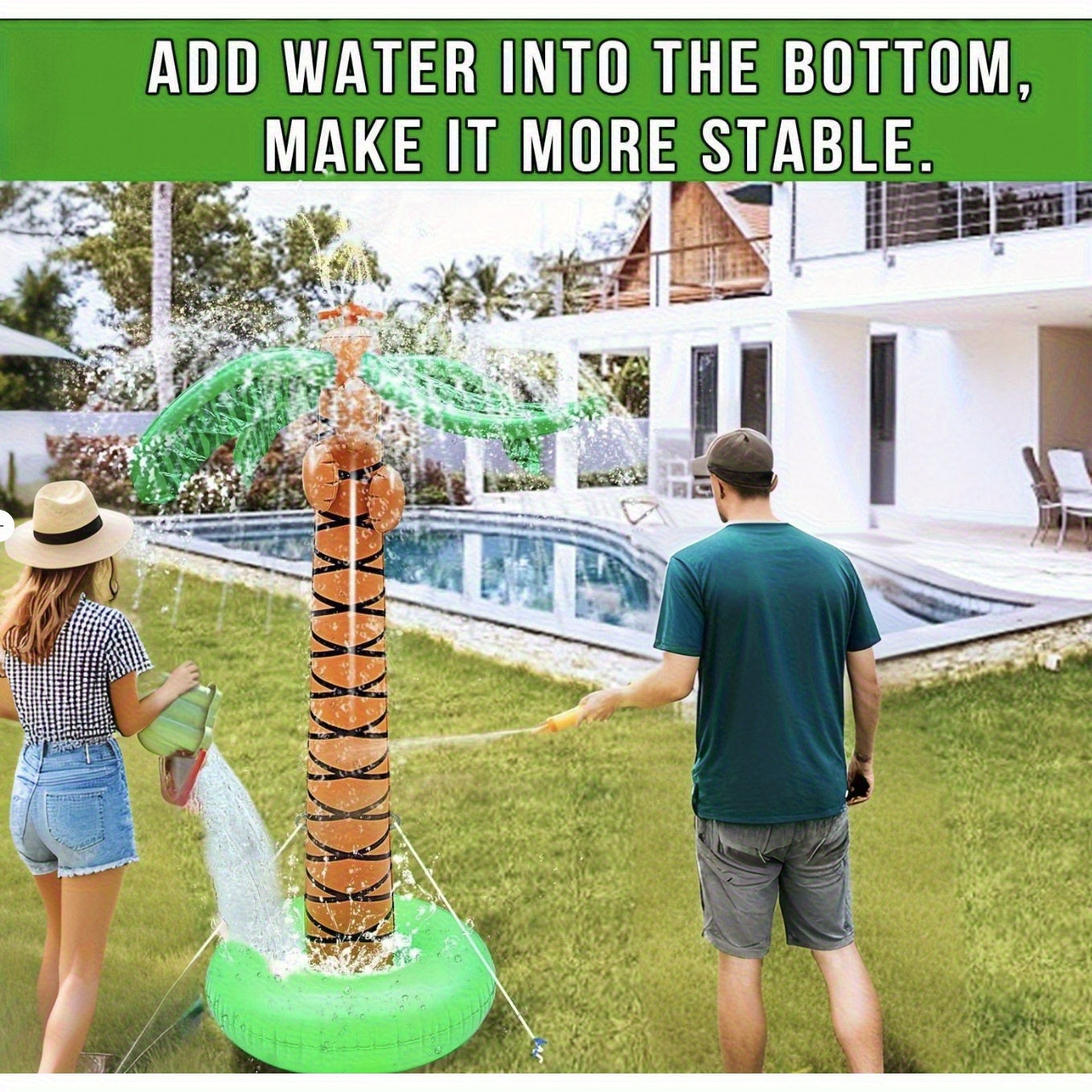 PALMSPLASH – Coconut Tree Lawn Sprinkler