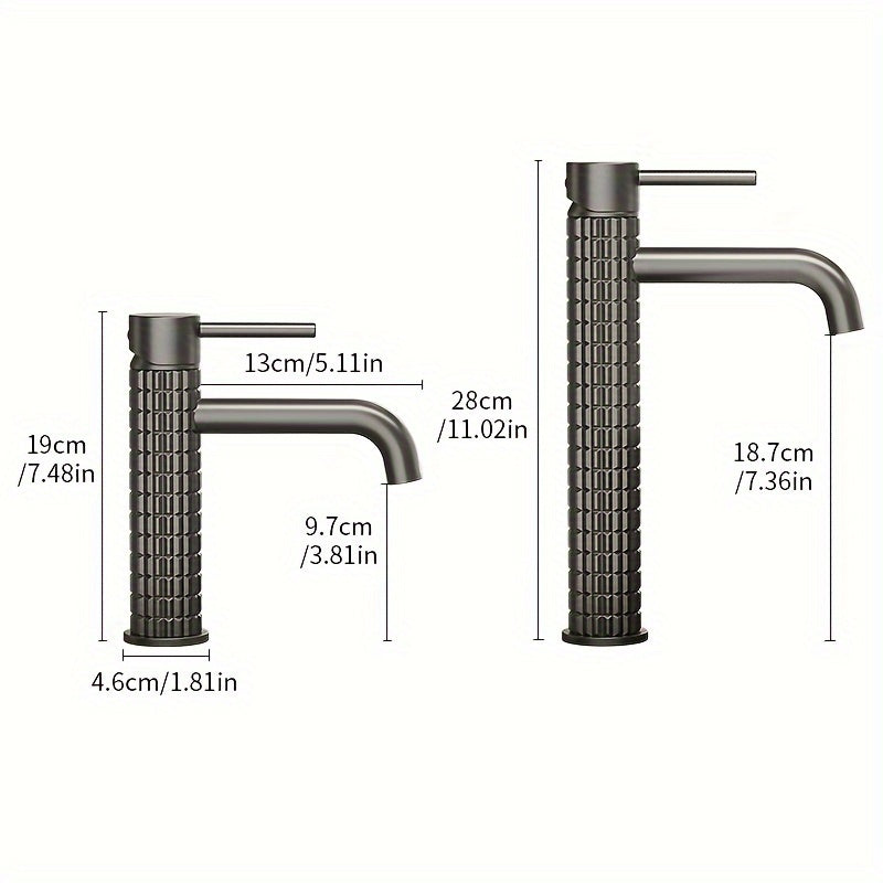 BRAVION - Brass Hot & Cold Basin Faucet