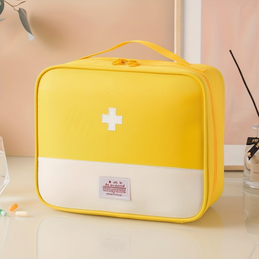 AIDMASTER - XL first aid organizer bag for structured medical storage at home or travel