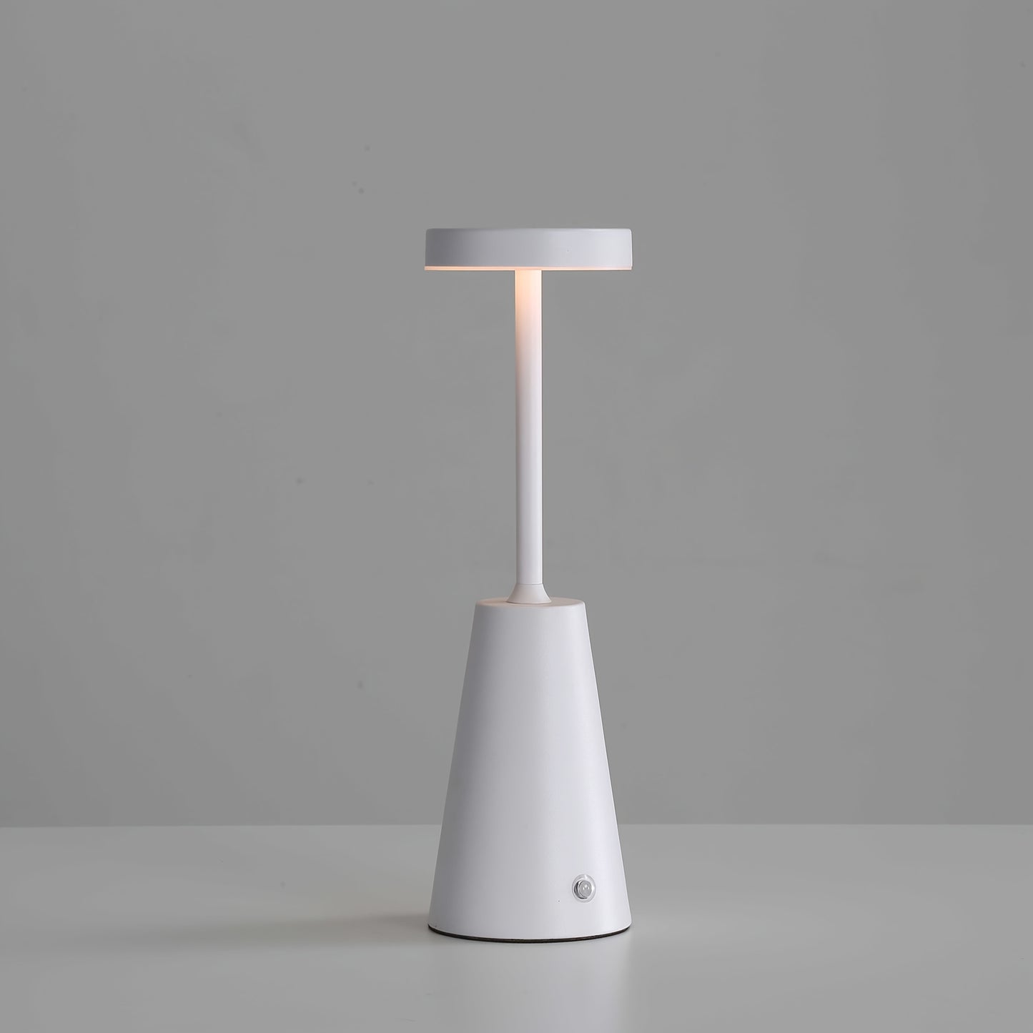 GLOWCONE – Touch Dimmable Metal Table Lamp for Modern Interiors