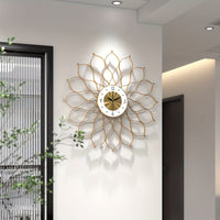 PRESTIGELIVA – Elegant Gold Wall Clock for Modern Interiors