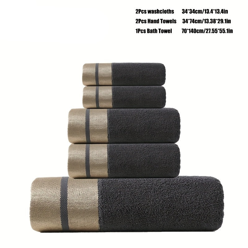 GOLDENWEAVE – Luxurious Soft Bathroom Towel Set Collection