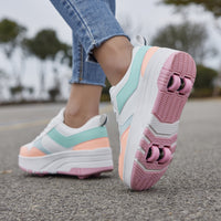 SKATEVIBE – Patchwork Outdoor Walking Sneakers