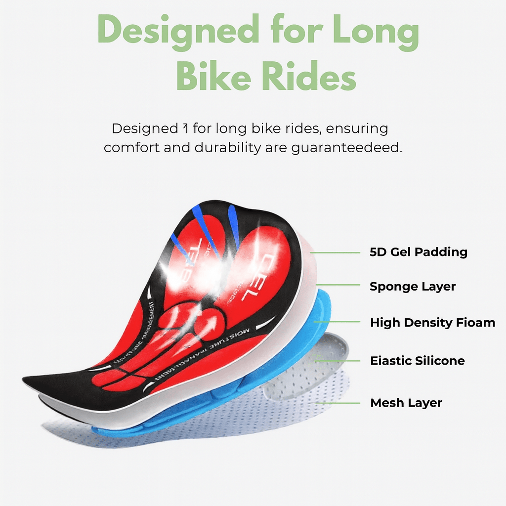 PEDALFLOW – Supportive Bicycle Shorts for Everyday Riding Comfort