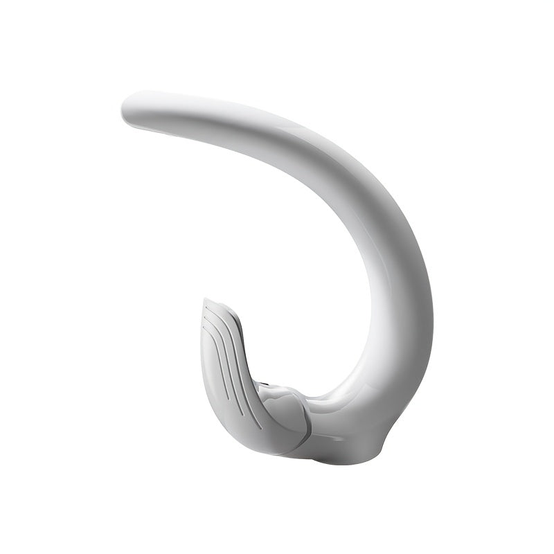 CURVORA - White C-Shaped Basin Faucet