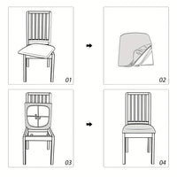 COVERFLOW – Modern Stretch Protection for Elegant Dining Chairs
