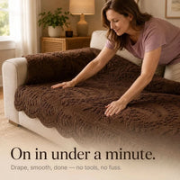 FLORAVUE – Botanical Sofa Cover for Cozy Everyday Living