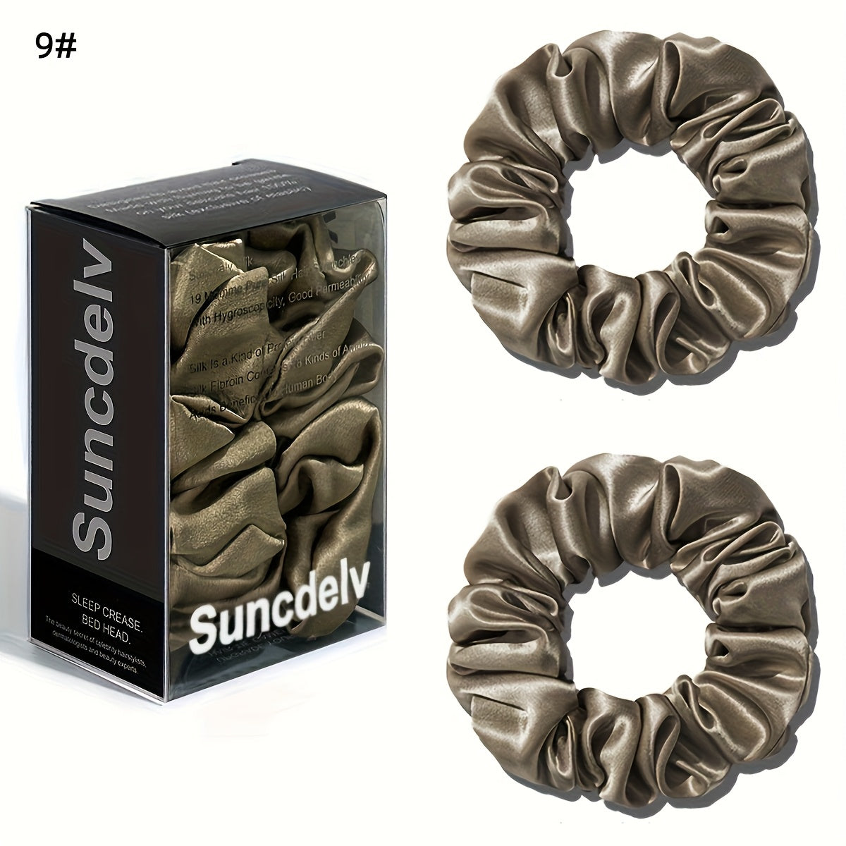 HAIRNOVA – 2-Pack Minimalist Hair Scrunchies