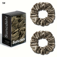 HAIRNOVA – 2-Pack Minimalist Hair Scrunchies
