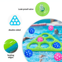 POOLPLAY – Inflatable Triangle Throw Game for Interactive Water Fun