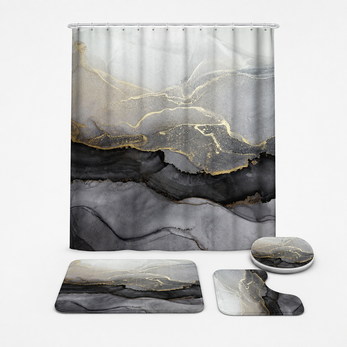 MARESSA – Marble Print Waterproof Top for Refined Outdoor Style