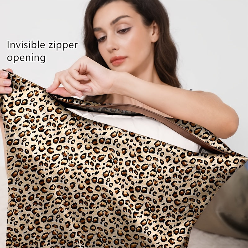 SILKORA – Patterned Zipper Pillowcase for Smooth Sleep