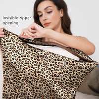 SILKORA – Patterned Zipper Pillowcase for Smooth Sleep