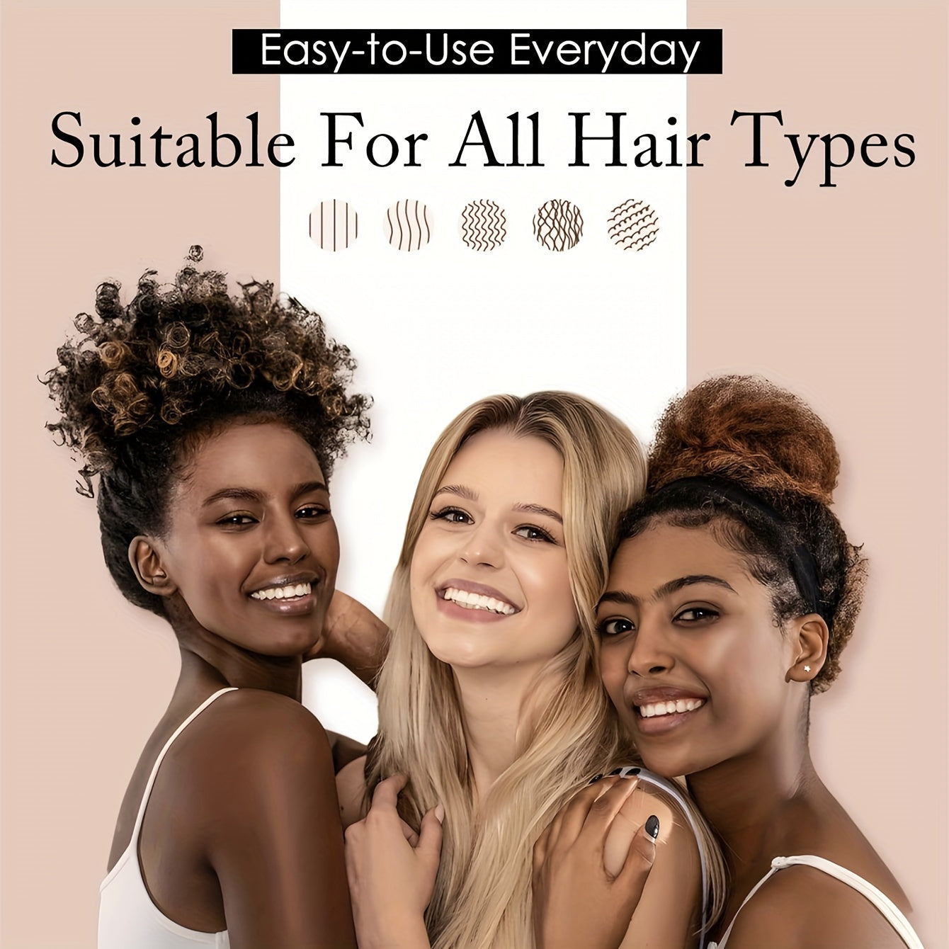 HAIRNOVA – 6-Pack Minimalist Hair Ties for Everyday Styling