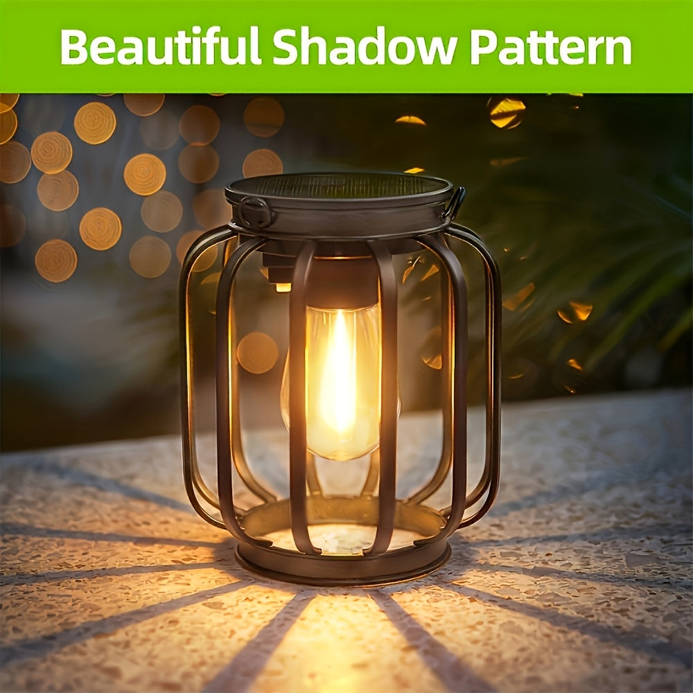 SOLAVEX – Warm Glow Solar Lantern for Patio and Porch Styling