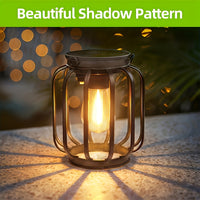 SOLAVEX – Warm Glow Solar Lantern for Patio and Porch Styling